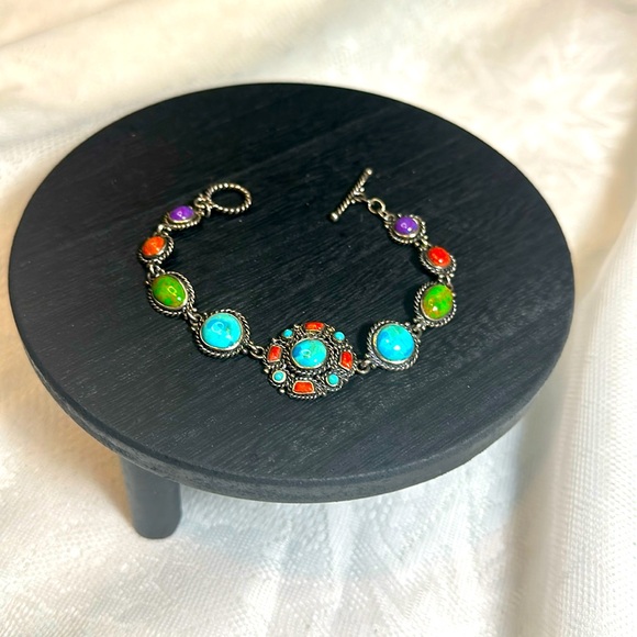 Sterling Silver bracelet 925 NK Thailand - Picture 2 of 8